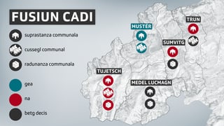 A Tujetsch na vegn la fusiun Cadi betg en dumonda.