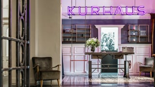 Enrada dal hotel Kurhaus a Lai.