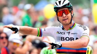 Peter Sagan gudogna sia 14avla etappa al Tour de Suisse. 