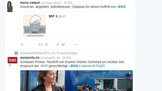 La decisiun d'Eveline Widmer-Schlumpf da betg pli candidar muventa era en las raits socialas.
