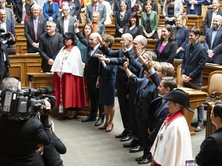 La saramentaziun dal Cussegl federal 2019.