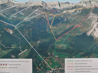 Carta geografica che mussa l'actala colliaziun da l'Arena Tectonica a Flem Carta geografica che mussa l'actala colliaziun da l'Arena Tectonica a Flem