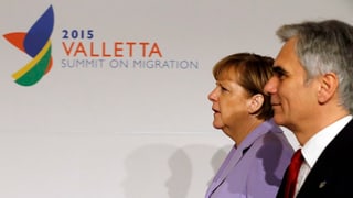 Angela Merkel e Werner Faymann.