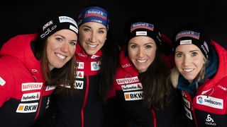 Selina Gasparin, Lena Häcki, Elisa Gasparin, Aita Gasparin Selina Gasparin, Lena Häcki, Elisa Gasparin, Aita Gasparin