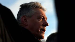 Peter Robinson, il primminister da l'Irlanda dal Nord.