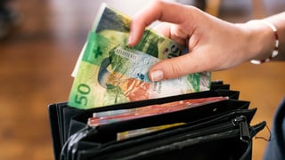Bursa cun dus notas da 50.