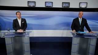 Alexis Tsipras ed Evangelos Meimarakis.