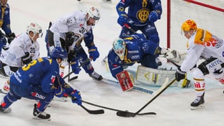 gieu da hockey, scena da gol tranter il HCD e Lugano