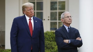 Donald Trump ed Anthony Fauci.