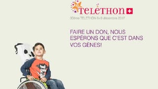 Avis sin la collecta da Telethon