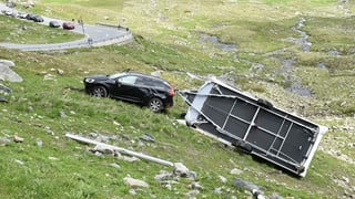 Accident d'ina rulotta.