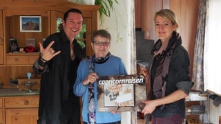 Adula Camichel da S-chanf ha gudagnà il bon d’ir en vacanzas. Adula Camichel da S-chanf ha gudagnà il bon d’ir en vacanzas.