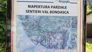 La senda sin la Sasc Furä è averta - ma quella enfin la Sciora serrada