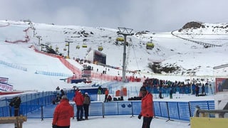 La zona d'arrivada ils 17 da favrer 2017 curt suenter l'incident.