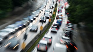 Purtret d'autos che stattan en colonnas. 