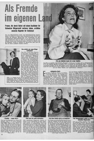 Era las medias han contribuì ha midar l’opiniun publica: qua in artitgel da la Schweizer Illustrierte dal 1951