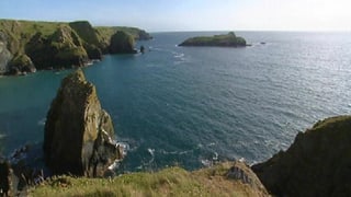 Vista sin la mar a Cornwall.