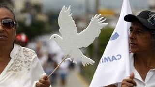 Demonstrants en la Columbia. 
