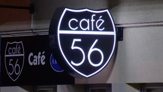 Gievgia saira ha dà ina sajettada en il Café 56 en il center da Basilea.