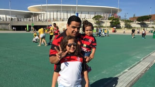 Pitschen e grond èn fans da Flamengo.