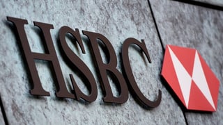 Logo da la banca HSBC.