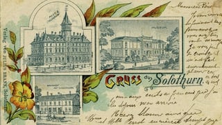 Carta postala da Soloturn dal 1901