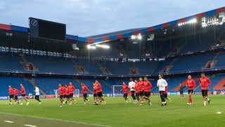 FC Basilea vid il trenament