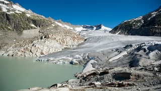 Il Glatscher dal Rodan sur Gletsch al pass dal Furca. 