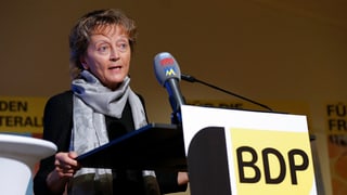 Eveline Widmer-Schlumpf cumbatta per sia partida PBD.