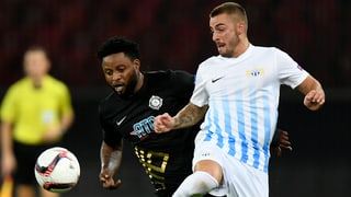 Marco Schoenbaechler dal FCZ en acziun. 