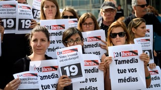 Protestas da personal da gasettas.