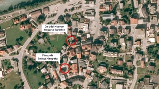 Ils dus lieus da teater en il center da la citad veglia da Glion. Ils dus lieus da teater en il center da la citad veglia da Glion.