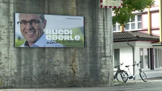 In placat d'elecziun.