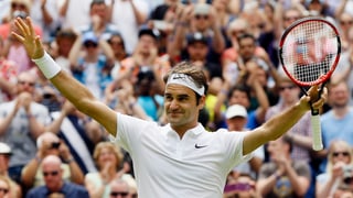 Roger Federer a Wimbledon.