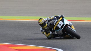 Tom Lühti durant la cursa en la Spagna