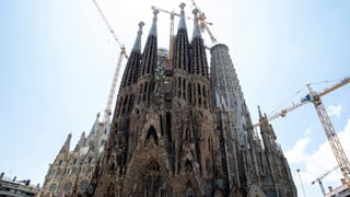 Ils clutgers da la Sagrada Familia a Barcelona.