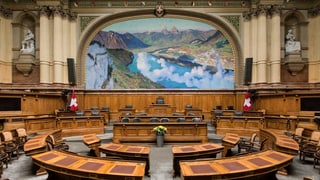 La sala dal Cussegl naziunal.