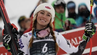 Purtret da Mikaela Shiffrin. 