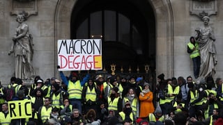 Demonstrants a Paris.