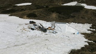 Las restanza d'in dals aviuns en il lieu da crudada datiers da Bivio. 