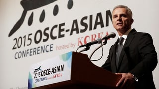 Didier Burkhalter a la conferenza da la OSCE a Seoul.