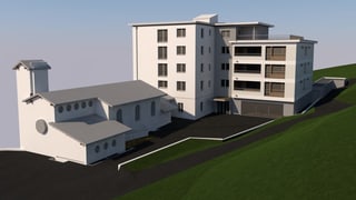 Visualisaziun da la nova Casa sogn Giusep. 