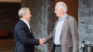 Samih Sawiris, e Marcus Weber tanschan il maun.