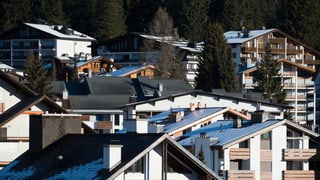 Ina vista sur ils tetgs da Laax. 