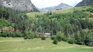 La nua ch'igl è da vesair la locomotiva, pudessi dar ina staziun cun ina plattafurma panoramica. 