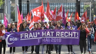 Demostraziun a Basilea.