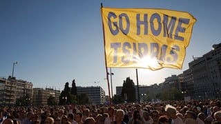 Demonstrants ad Athen.