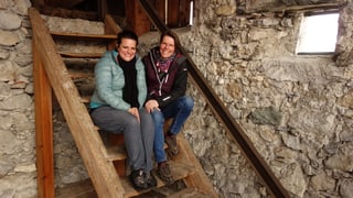 Niki Wiese (sanester) e Linda Netzer dal project Anim. Betg sin la foto: Flo Wieser.