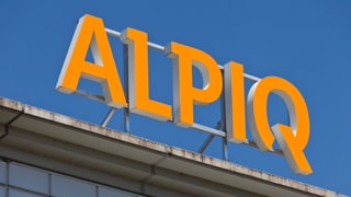 Il logo oransch da Alpiq sin ina chasa.
