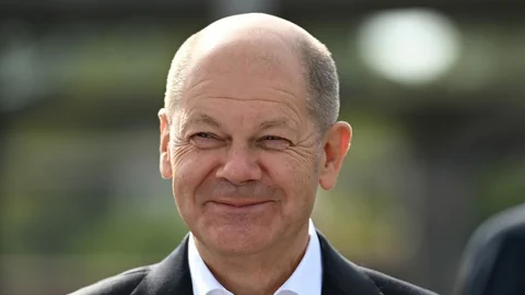 Foto dad Olaf Scholz